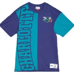 Apparel Mitchell & Ness T-Shirts & Tops-Play By Play 2.0 S/S Tee Charlotte Hornets