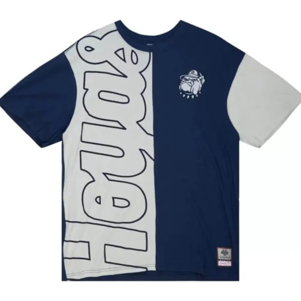 Apparel Mitchell & Ness T-Shirts & Tops-Play By Play 2.0 S/S Tee Georgetown University