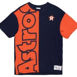 Apparel Mitchell & Ness T-Shirts & Tops-Play By Play 2.0 S/S Tee Houston Astros