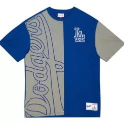 Apparel Mitchell & Ness T-Shirts & Tops-Play By Play 2.0 S/S Tee Los Angeles Dodgers