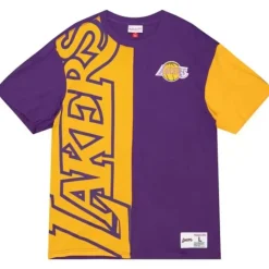 Apparel Mitchell & Ness T-Shirts & Tops-Play By Play 2.0 S/S Tee Los Angeles Lakers