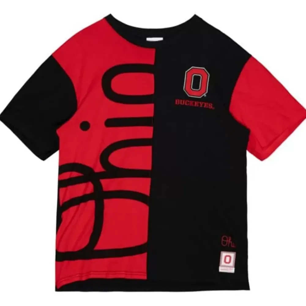 Apparel Mitchell & Ness T-Shirts & Tops-Play By Play 2.0 S/S Tee Ohio State