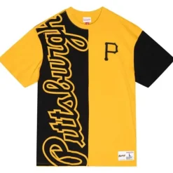 Apparel Mitchell & Ness T-Shirts & Tops-Play By Play 2.0 S/S Tee Pittsburgh Pirates