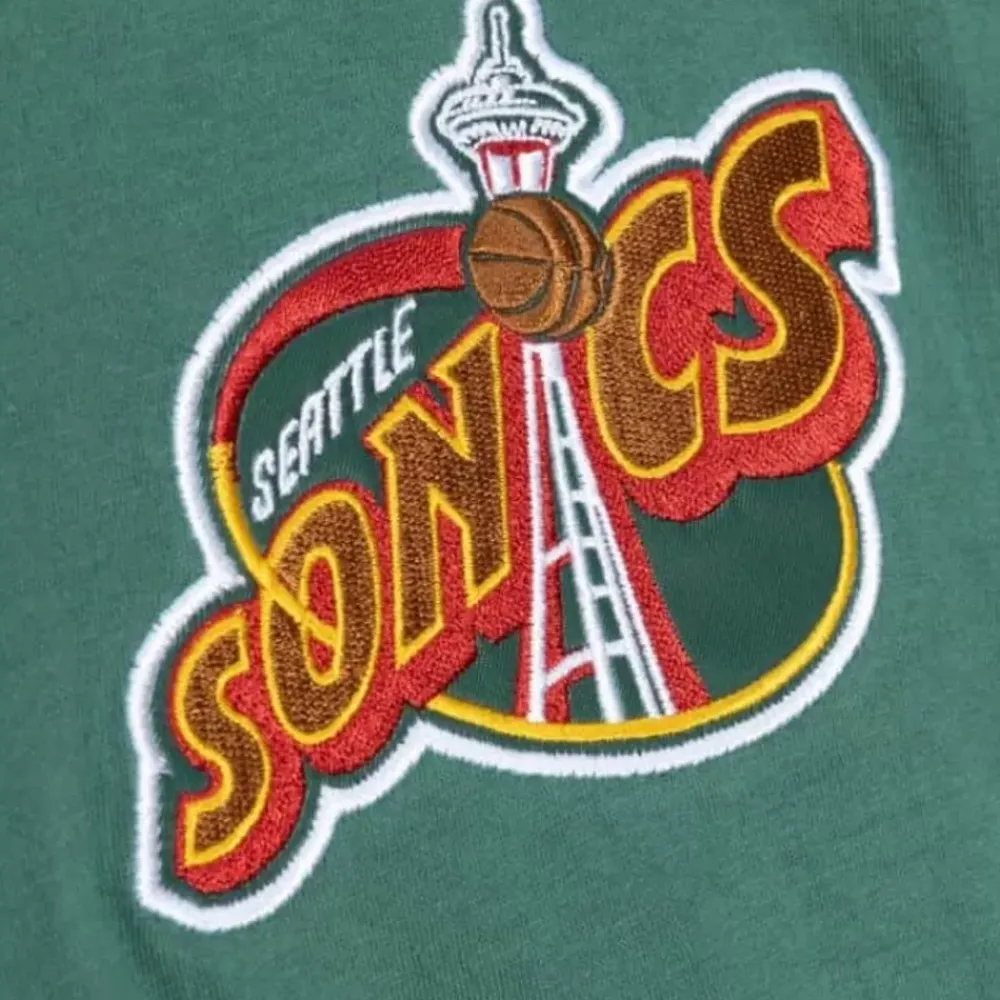 Apparel Mitchell & Ness T-Shirts & Tops-Play By Play 2.0 S/S Tee Seattle Supersonics