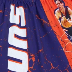 Apparel Mitchell & Ness Shorts-Player Burst Mesh Shorts Phoenix Suns Steve Nash