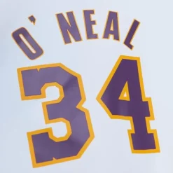 Apparel Mitchell & Ness Jackets & Outerwear-Player Burst Warm Up Jacket Los Angeles Lakers Shaquille O'Neal