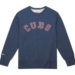 Apparel Mitchell & Ness Hoodies & Sweatshirts-Playoff Win 2.0 Crew Chicago Cubs