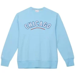 Apparel Mitchell & Ness Hoodies & Sweatshirts-Playoff Win 2.0 Crew Chicago Cubs