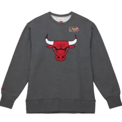 Apparel Mitchell & Ness Hoodies & Sweatshirts-Playoff Win 2.0 Crew Chicago Bulls