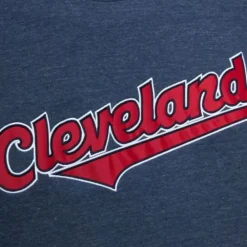 Apparel Mitchell & Ness Hoodies & Sweatshirts-Playoff Win 2.0 Crew Cleveland Indians