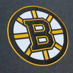 Apparel Mitchell & Ness Hoodies & Sweatshirts-Playoff Win 2.0 Crew Current Logo Boston Bruins
