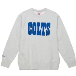 Apparel Mitchell & Ness Hoodies & Sweatshirts-Playoff Win 2.0 Crew Indianapolis Colts