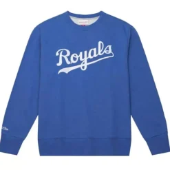 Apparel Mitchell & Ness Hoodies & Sweatshirts-Playoff Win 2.0 Crew Kansas City Royals