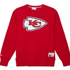 Apparel Mitchell & Ness Hoodies & Sweatshirts-Playoff Win 2.0 Crew Kansas City Chiefs