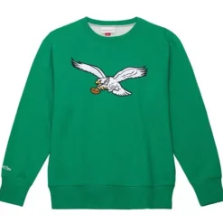 Apparel Mitchell & Ness Hoodies & Sweatshirts-Playoff Win 2.0 Crew Philadelphia Eagles