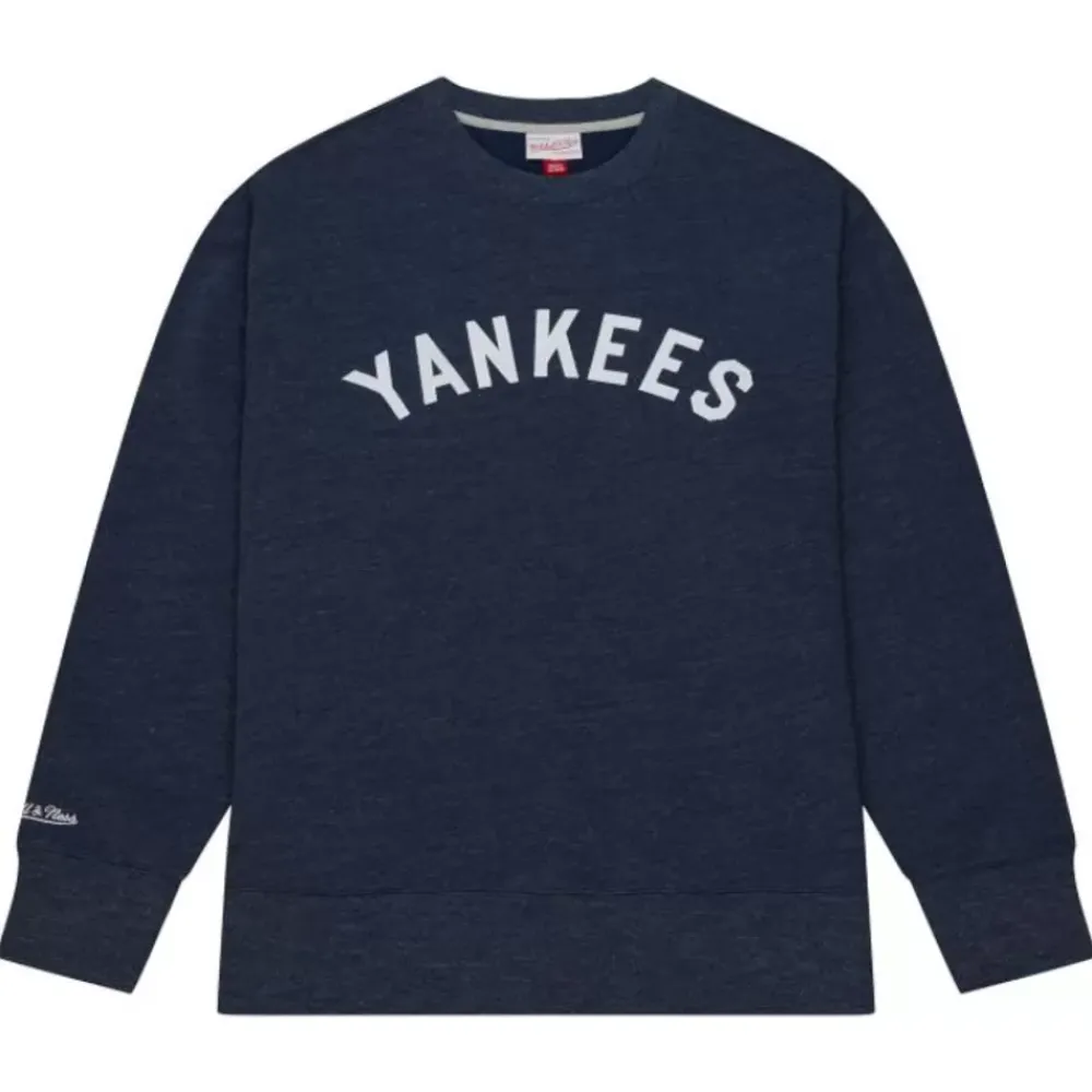 Apparel Mitchell & Ness Hoodies & Sweatshirts-Playoff Win 2.0 Crew Vintage New York Yankees