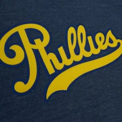 Apparel Mitchell & Ness Hoodies & Sweatshirts-Playoff Win 2.0 Crew Vintage Philadelphia Phillies