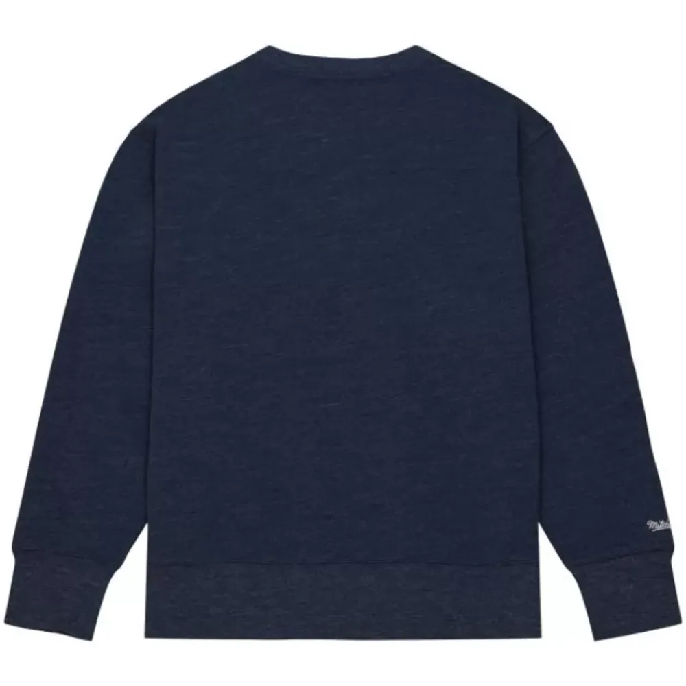 Apparel Mitchell & Ness Hoodies & Sweatshirts-Playoff Win 2.0 Crew Vintage Cleveland Guardians