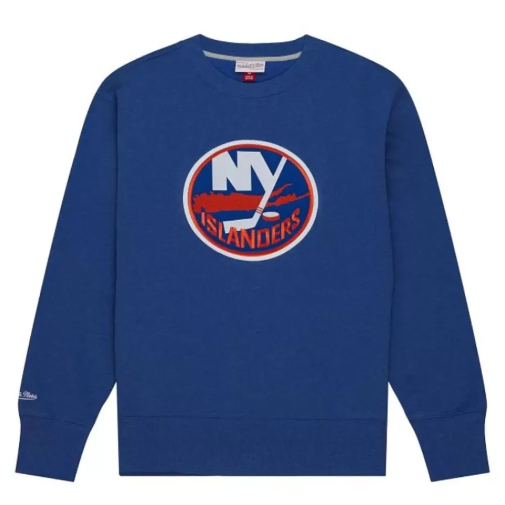 Apparel Mitchell & Ness Hoodies & Sweatshirts-Playoff Win 2.0 Crew Vintage New York Islanders