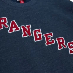 Apparel Mitchell & Ness Hoodies & Sweatshirts-Playoff Win 2.0 Crew Vintage New York Rangers