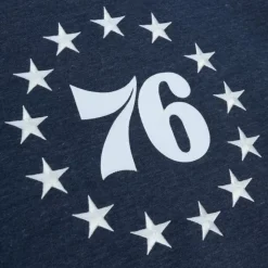 Apparel Mitchell & Ness Hoodies & Sweatshirts-Playoff Win 2.0 Crew Vintage Philadelphia 76Ers