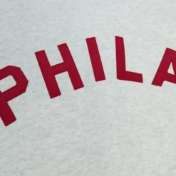 Apparel Mitchell & Ness Hoodies & Sweatshirts-Playoff Win 2.0 Crew Vintage Philadelphia Phillies