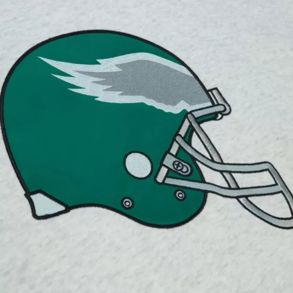 Apparel Mitchell & Ness Hoodies & Sweatshirts-Playoff Win 2.0 Crew Vintage Philadelphia Eagles