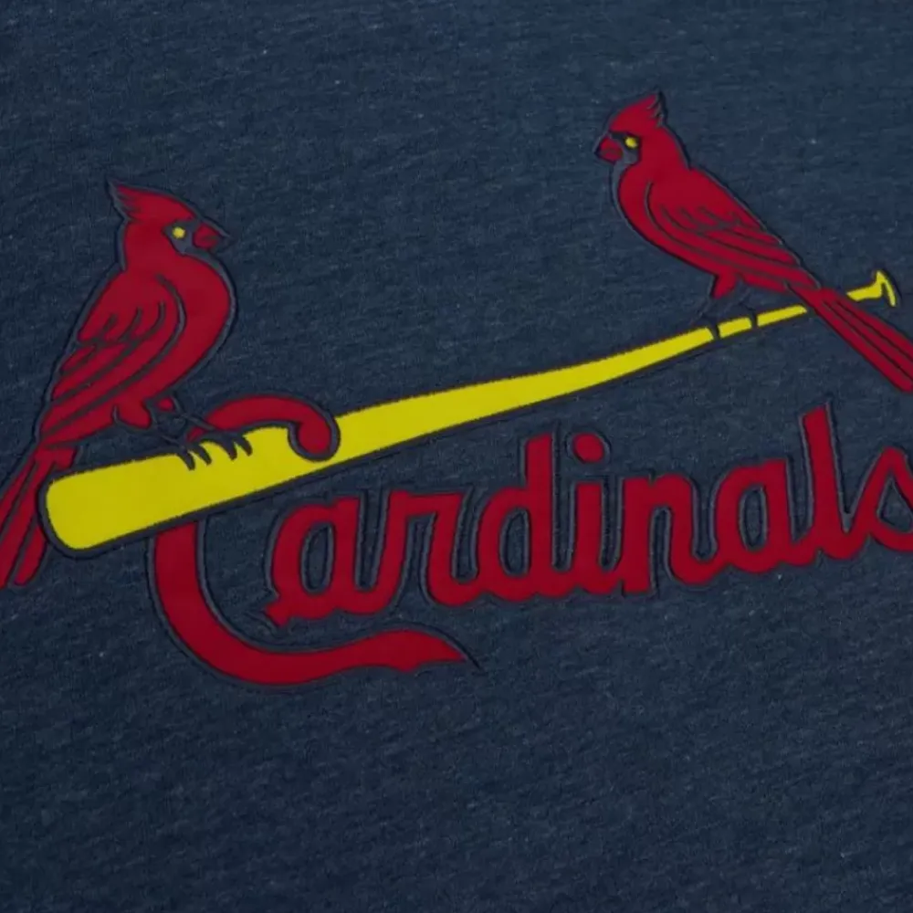 Apparel Mitchell & Ness Hoodies & Sweatshirts-Playoff Win 2.0 Crew Vintage St. Louis Cardinals