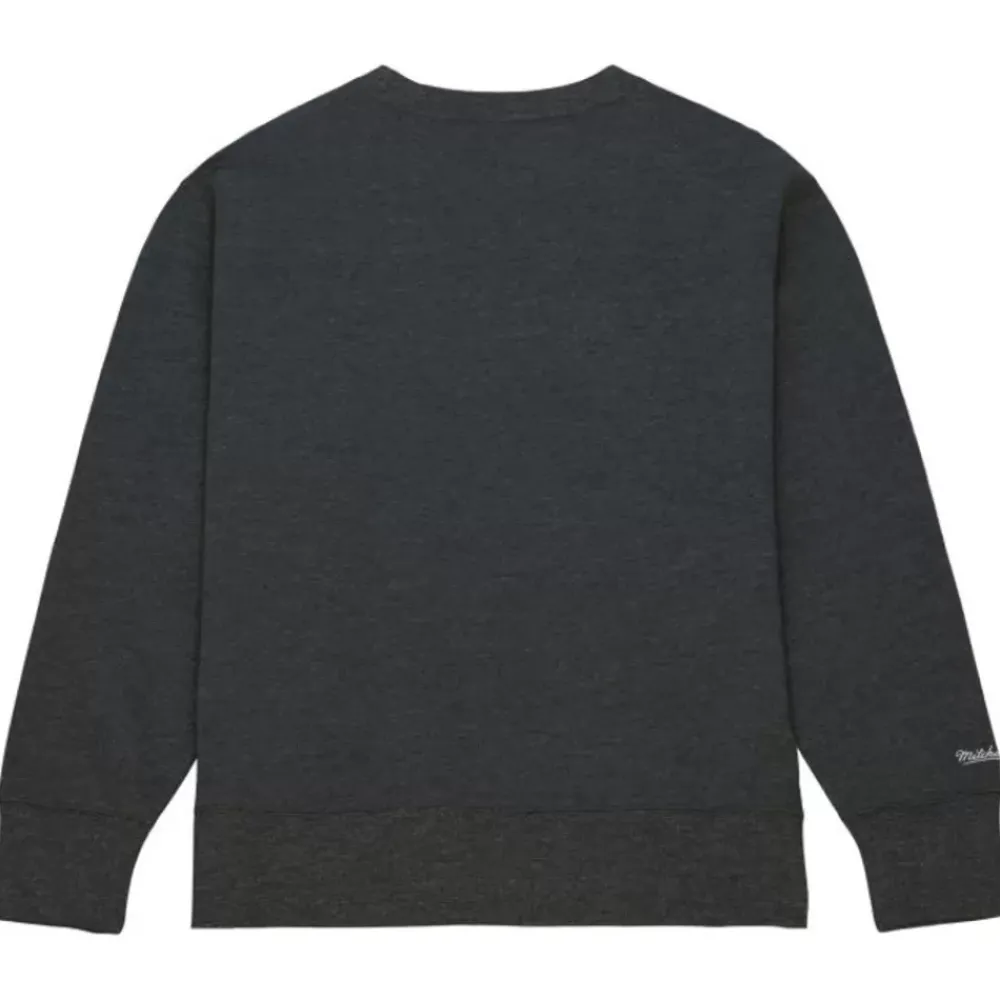 Apparel Mitchell & Ness Hoodies & Sweatshirts-Playoff Win 2.0 Crew Vintage Philadelphia 76Ers