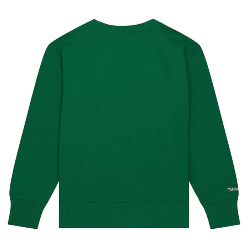 Apparel Mitchell & Ness Hoodies & Sweatshirts-Playoff Win 2.0 Crew Vintage Philadelphia Eagles