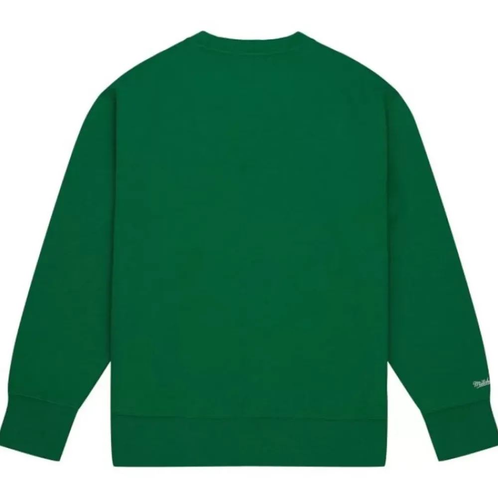 Apparel Mitchell & Ness Hoodies & Sweatshirts-Playoff Win 2.0 Crew Vintage Dallas Mavericks