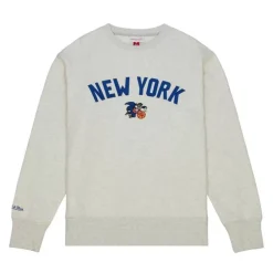 Apparel Mitchell & Ness Hoodies & Sweatshirts-Playoff Win 2.0 Crew Vintage New York Knicks
