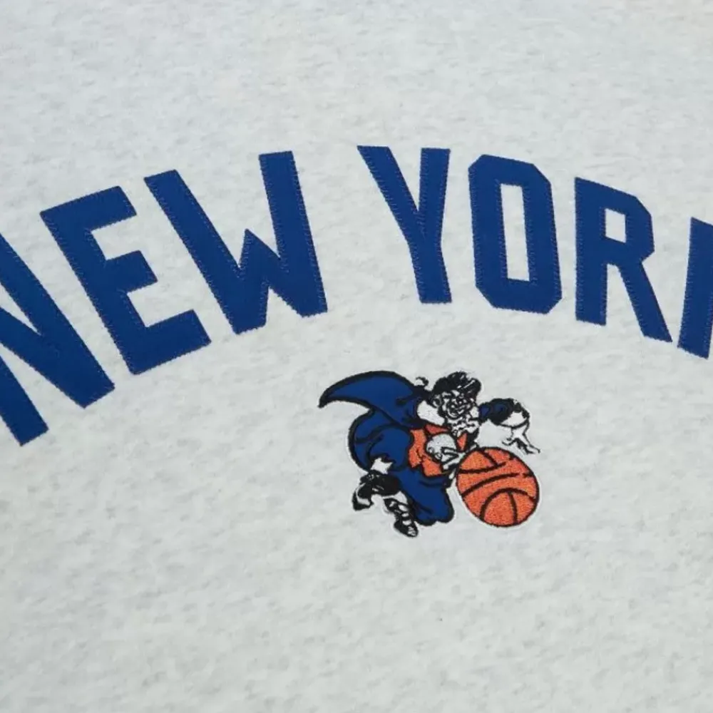 Apparel Mitchell & Ness Hoodies & Sweatshirts-Playoff Win 2.0 Crew Vintage New York Knicks