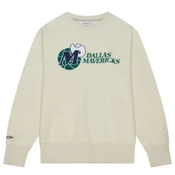 Apparel Mitchell & Ness Hoodies & Sweatshirts-Playoff Win 2.0 Crew Vintage Dallas Mavericks