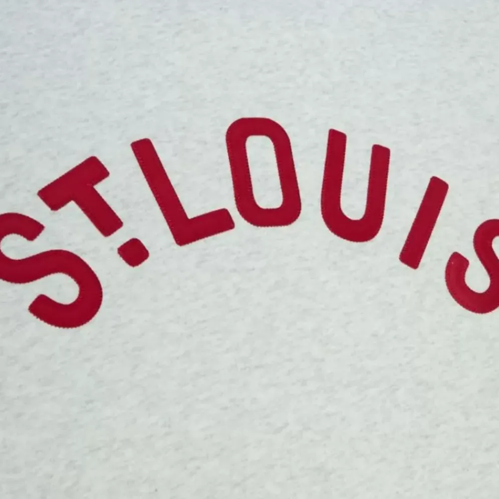 Apparel Mitchell & Ness Hoodies & Sweatshirts-Playoff Win 2.0 Crew Vintage St. Louis Cardinals