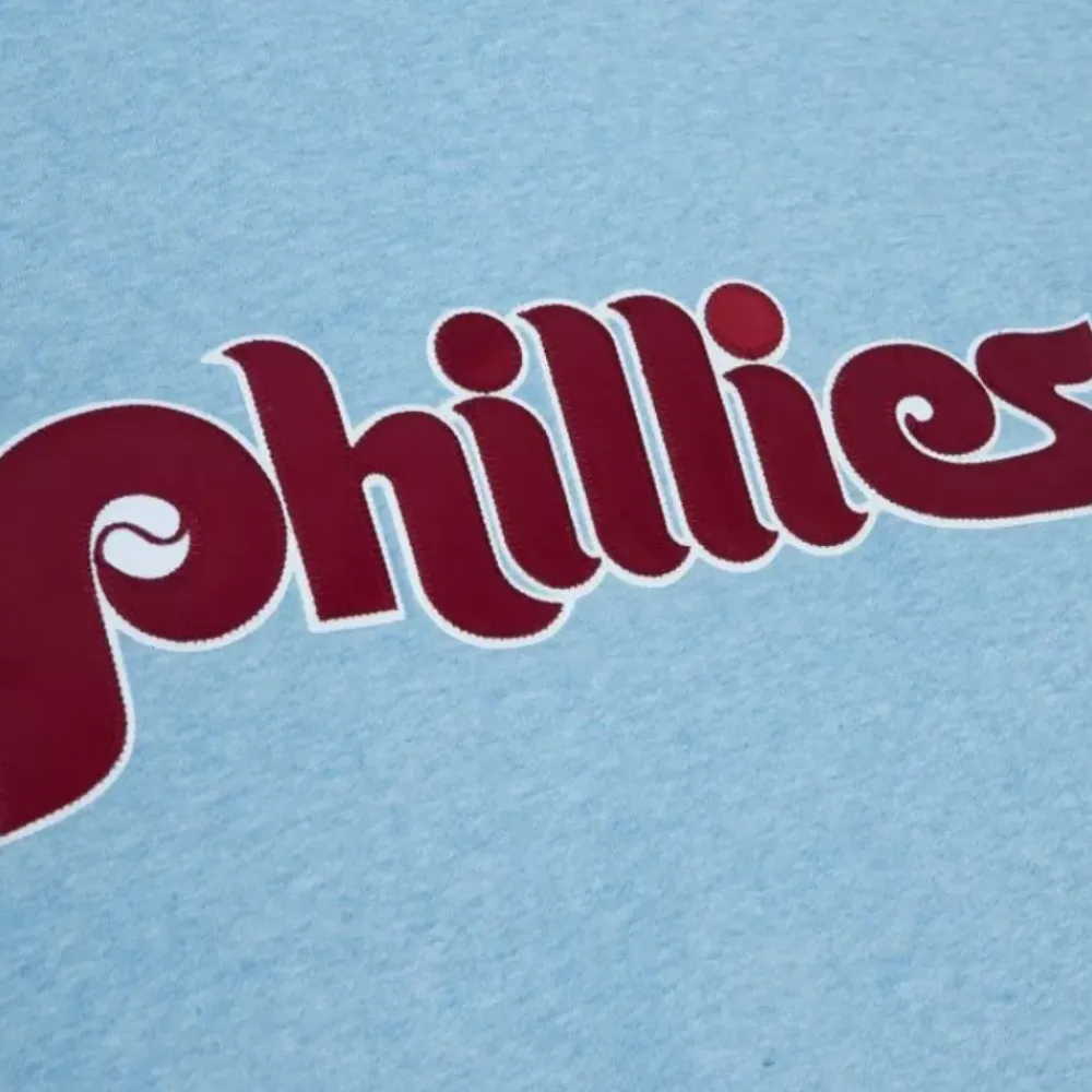 Apparel Mitchell & Ness Hoodies & Sweatshirts-Playoff Win 2.0 Crew Vintage Philadelphia Phillies