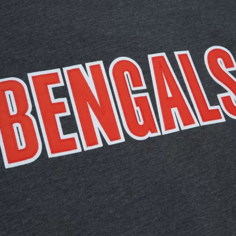 Apparel Mitchell & Ness Hoodies & Sweatshirts-Playoff Win 2.0 Crew Vintage Cincinnati Bengals