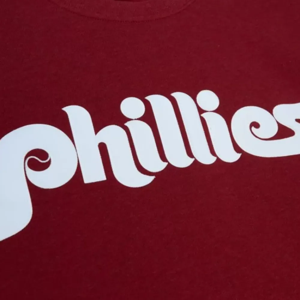 Apparel Mitchell & Ness Hoodies & Sweatshirts-Playoff Win 2.0 Crew Vintage Philadelphia Phillies