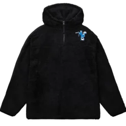 Apparel Mitchell & Ness Hoodies & Sweatshirts-Polar Fleece 1/4 Zip Pullover Hoodie Indianapolis Colts