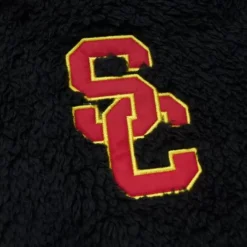 Apparel Mitchell & Ness Hoodies & Sweatshirts-Polar Fleece 1/4 Zip Pullover Hoodie Current Logo Usc