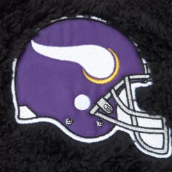 Apparel Mitchell & Ness Hoodies & Sweatshirts-Polar Fleece 1/4 Zip Pullover Hoodie Minnesota Vikings