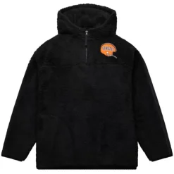 Apparel Mitchell & Ness Hoodies & Sweatshirts-Polar Fleece 1/4 Zip Pullover Hoodie Cincinnati Bengals