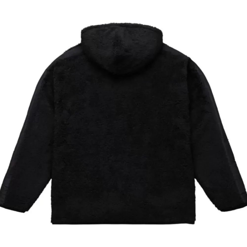 Apparel Mitchell & Ness Hoodies & Sweatshirts-Polar Fleece 1/4 Zip Pullover Hoodie Oakland Raiders