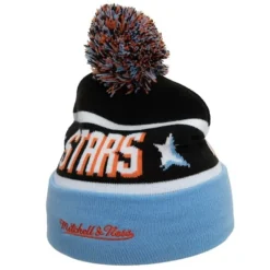 Headwear Mitchell & Ness -Pom Knit Beanie All Star