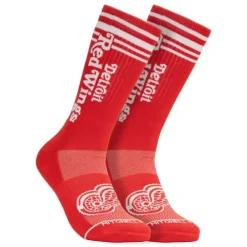 Apparel Mitchell & Ness Accessories-Power Play Crew Socks Detroit Red Wings