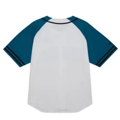 Apparel Mitchell & Ness T-Shirts & Tops-Practice Day Button Front Jersey San Jose Sharks