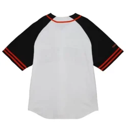 Apparel Mitchell & Ness T-Shirts & Tops-Practice Day Button Front Jersey Anaheim Ducks