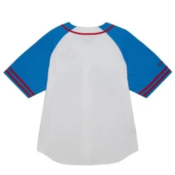 Apparel Mitchell & Ness T-Shirts & Tops-Practice Day Button Front Jersey Quebec Nordiques