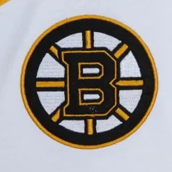 Apparel Mitchell & Ness T-Shirts & Tops-Practice Day Button Front Jersey Boston Bruins