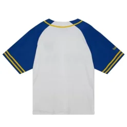 Apparel Mitchell & Ness T-Shirts & Tops-Practice Day Button Front Jersey North Carolina A&T University